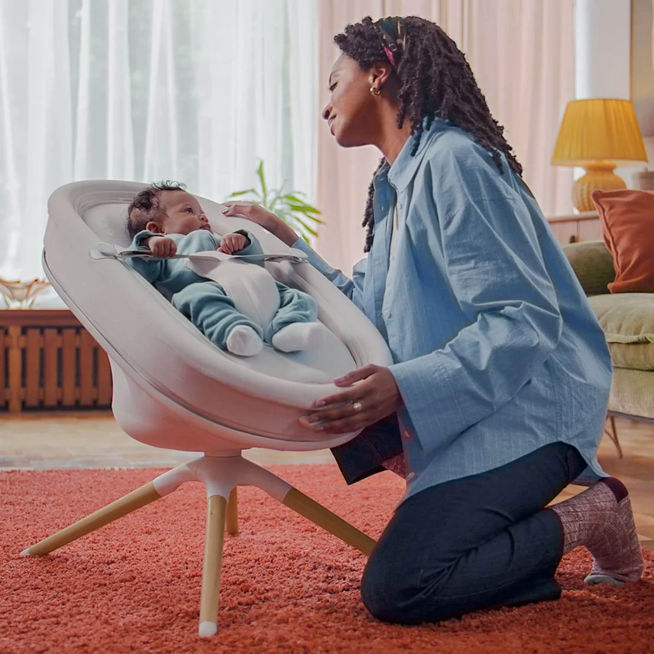 Elvie Rise: All-in-One Smart Bouncer & Bassinet - Image 4