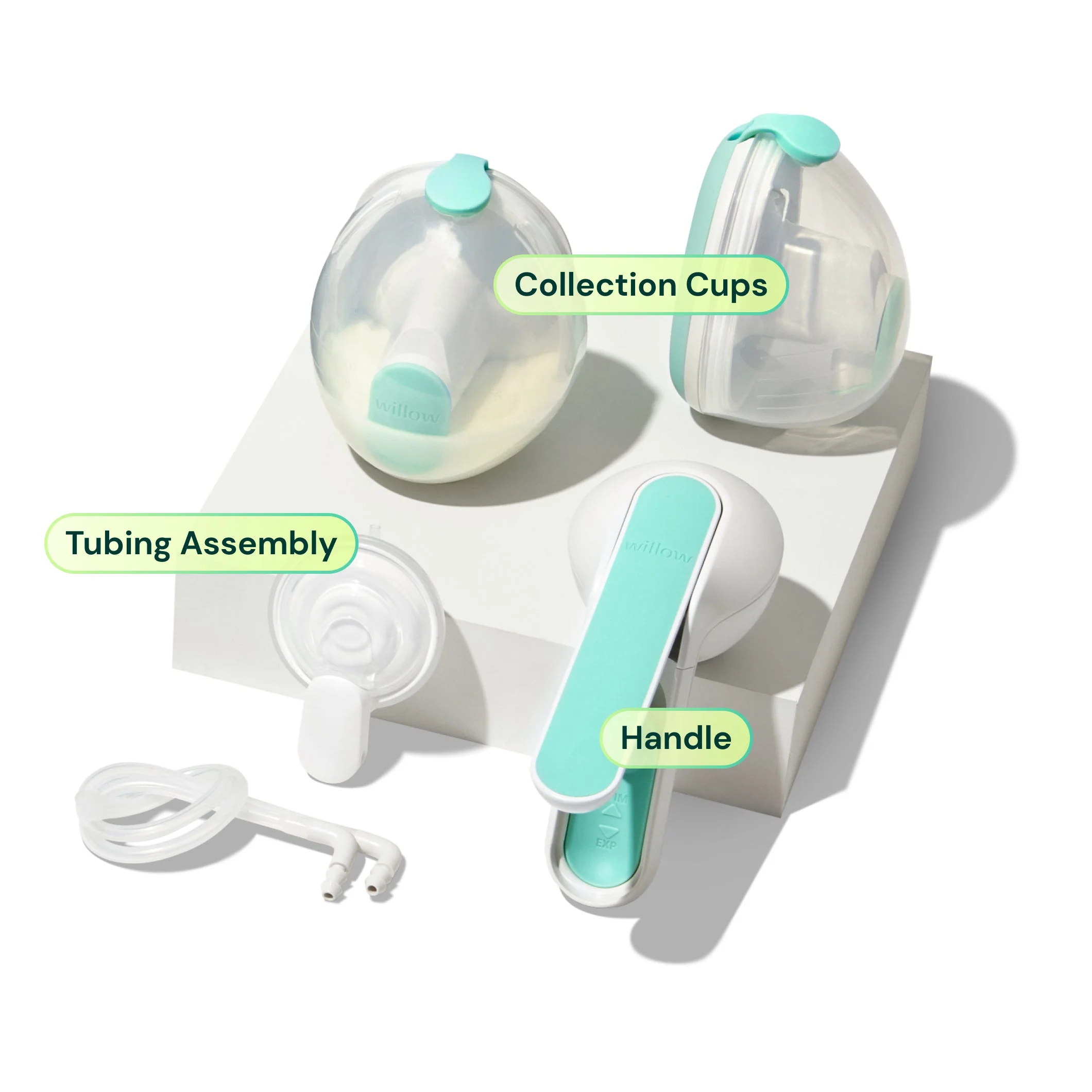 Willow Wave 2-in-1 Double Manual Wearable Pump + Collection Cups - Image 8